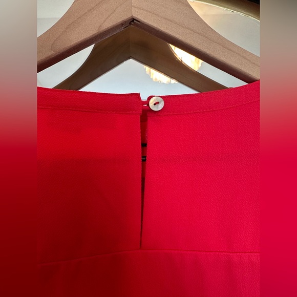 Anthropologie Meadow Rue Anele Blouse Size XS Flutter Short Sleeve Top Lace - Picture 4 of 6